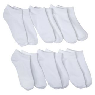 Merona Womens 6 Pack Low Cut Socks   White One Size Fits Most