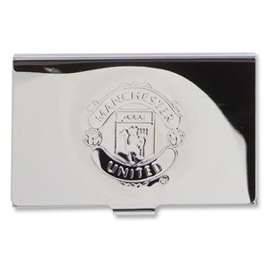 hidden Manchester United Chrome Business Card Holder
