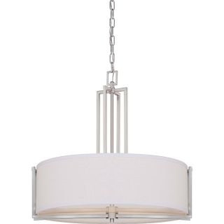 Gemini Brushed Nickel 4 light Pendant