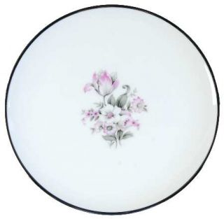 Embassy (American) Emb63 Bread & Butter Plate, Fine China Dinnerware   Gray&Pink