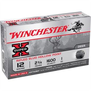 Winchester Super X Slugs Shotgun Ammunition   Win Ammo 12ga 2 3/4 1oz Sx Rifled Slug 15bx
