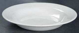 Crate & Barrel China Diner Rim Soup Bowl, Fine China Dinnerware   Modern Solid W