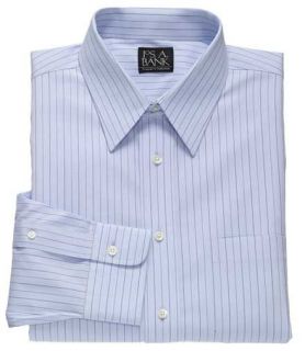 Traveler Point Collar Pinpoint Stripe Dress Shirt Big or Tall by JoS. A. Bank Me