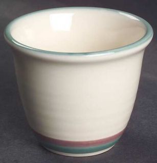 Pfaltzgraff Juniper Custard Cup, Fine China Dinnerware   Stoneware,Green & Mauve