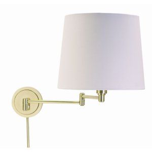 House of Troy HOU TH725 RB Townhouse Raw Brass Wall Swing Lamp