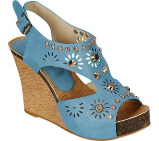 Womens Reneeze Calm 02   Blue Ornamented Shoes