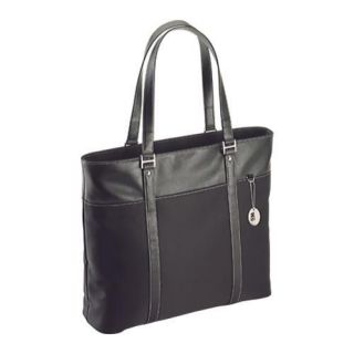 Womens Mobile Edge Ultra Tote With Leather Trim 15.4inpc/17inmac Black