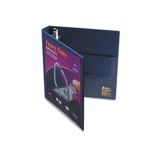 Avery Nonstick Heavy duty EZd 1 inch Capacity Navy Blue Reference View Binder (pack Of 12) (BlueQuantity Case of 12Locking EZD™ ring holds up to 50 percent more than same size round rings (20 percent more than slant ring)Back mounted rings allow pages 