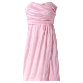 TEVOLIO Womens Plus Size Shantung Strapless Dress   Pink Lemonade   28W