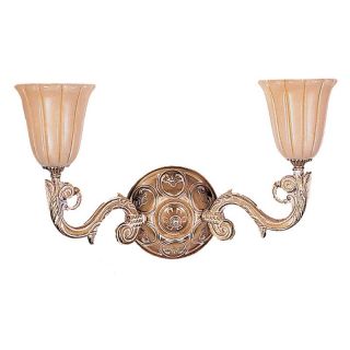 Crystorama 892 WH Natural Alabaster Wall Sconce   21W in. Multicolor   892 WH