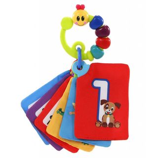 Baby Einstein Shapes and Numbers Caterpillar Discovery Cards (MulticolorStyle/pattern CaterpillarComes with number cards in three (3) different languages French, English and SpanishEach card has a crinkle coverCan easily attach to carriers, children stro