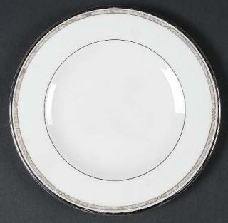Mikasa New Provence Bread & Butter Plate, Fine China Dinnerware   Gray&White Ban