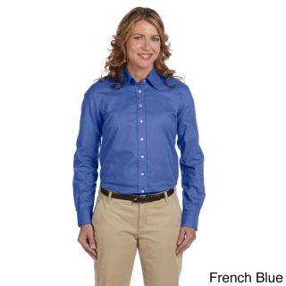 Womens Performance Plus Oxford Collared Top
