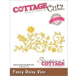 Cottagecutz Elites Die  Fancy Daisy Vine