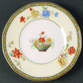 Haviland Coromandel Bread & Butter Plate, Fine China Dinnerware   Theo, Florals,