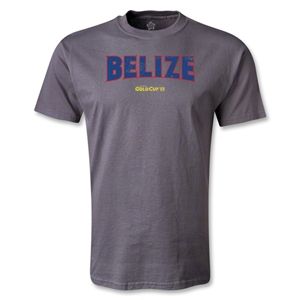 hidden Belize CONCACAF Gold Cup 2013 T Shirt (Dark Gray)