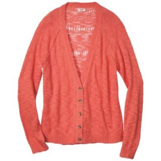 Mossimo Supply Co. Juniors Plus Size Long Sleeve Cardigan Sweater   Orange 3