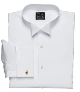 Art Pique Bib Wing Collar Formal dress shirt by JoS. A. Bank Mens Dress Shirt