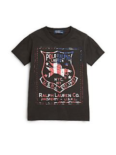 Ralph Lauren Toddlers & Little Boys Striped Eagle Tee