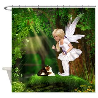  Cute Fairy Shower Curtain  Use code FREECART at Checkout