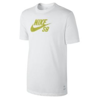 Nike SB Icon Leopard Mens T Shirt   White