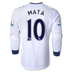 adidas Chelsea 13/14 MATA LS Away Soccer Jersey