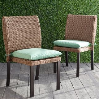 Coral Coast 18.25 x 20.5 in. Dining Seat Pad   Set of 2 Multicolor   9057K2 
