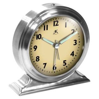 Infinity Traditional Decorative Clock   Silver