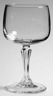 Cristal DArques Durand Riviera Wine Glass   Plain Bowl, Multi Sided Stem