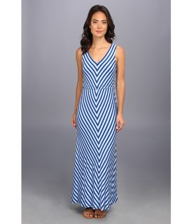 Calvin Klein Rayon Span Mitrerd Blouson Maxi Womens Dress (Multi)