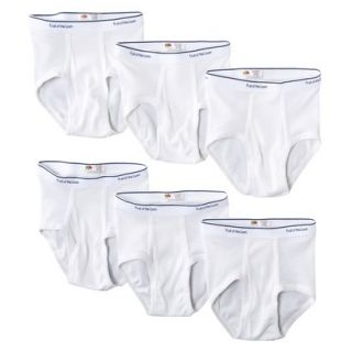 Fruit Of The Loom Boys 6 pack Briefs   White L