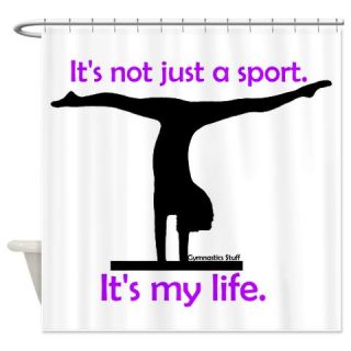  Gymnastics Shower Curtain   Life  Use code FREECART at Checkout