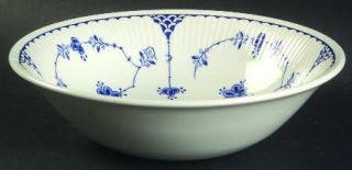 Franciscan Denmark Blue Coupe Cereal Bowl, Fine China Dinnerware   Blue Floral &