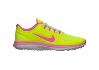 Nike FS Lite Run (3.5y 7y) Girls Running Shoes   Volt Ice