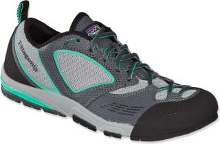 Womens Patagonia Rover   Forge Grey/Desert Turquoise Mesh Running Shoes