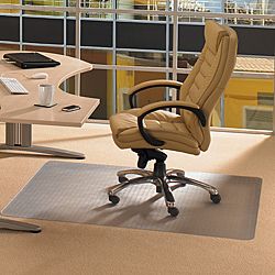 Floortex Cleartex Advantagemat Pvc Chair Mat (48 X 79) For Carpet