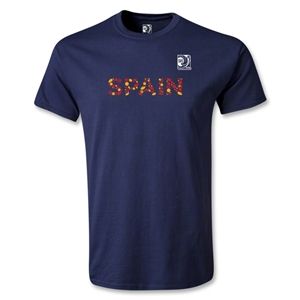 Euro 2012   FIFA Confederations Cup 2013 Spain T Shirt (Navy)