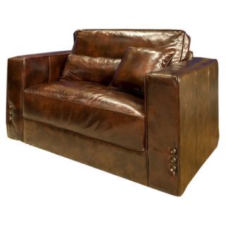 Elements Fine Home Furnishings Laguna Top Grain Leather Chair LAG SC SADD 1 N