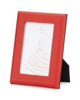 Large Saffiano Photo Frame, Red