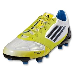 adidas F50 adizero TRX FG (Leather) (Running White/Lab Lime/Tech Onix)