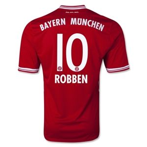 adidas Bayern Munich 13/14 ROBBEN Home Soccer Jersey