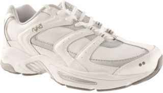 Womens Ryka Endure XT 2   White/Chrome Silver/Metallic Steel Grey Running Shoes