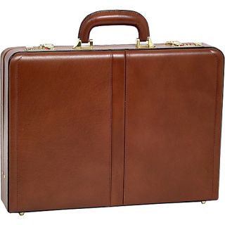 Reagan Leather Attache Case   Brown