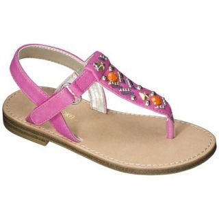 Toddler Girls Cherokee Jolanda Thong Sandals   Pink 12