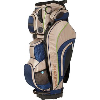 Wellzher Blake Cart Bag Khaki/Navy   Wellzher Golf Bags