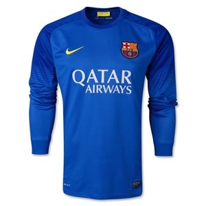 Nike Barcelona 13/14 LS Goalkeeper Soccer Jersey