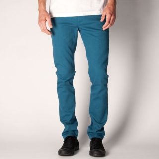K Skinny Mens Jeans Teal Blue In Sizes 36, 30, 29, 34, 28, 33, 31, 32, 38