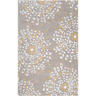 Hand tufted Duarte Floral Wool Rug (2 X 3)