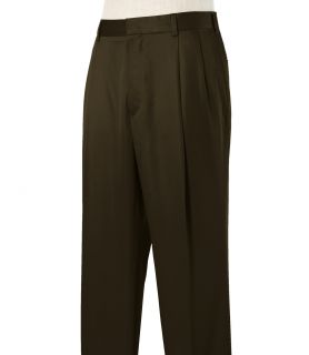 Stays Cool Wrinkle Free Pleated Cotton Pants JoS. A. Bank