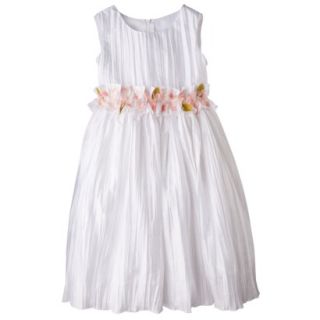 Girls Spring Dressy Dress   White 4